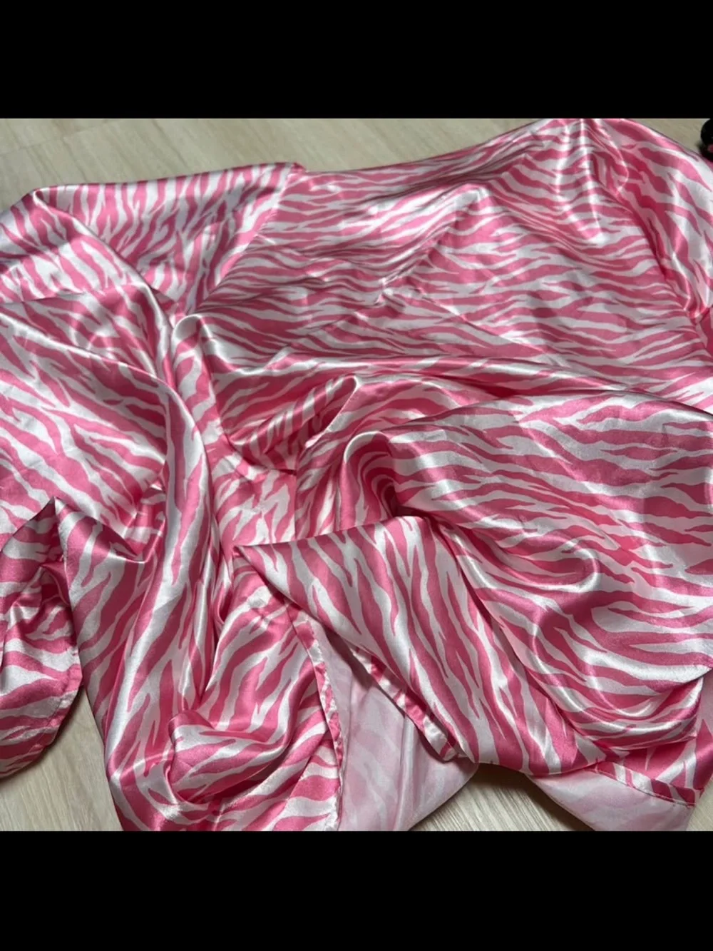 Pink satin twin flat bed sheet table cover backdrop